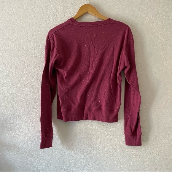 Spiritual gangster bleach splatter sweatshirt top - Picture 4 of 5